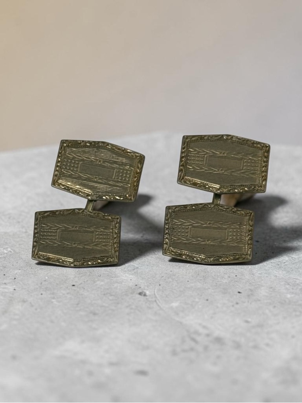 🫶🏻 Vintage Hayward Rectangular Cufflinks